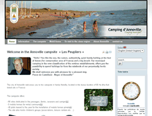 Tablet Screenshot of camping-annoville.fr
